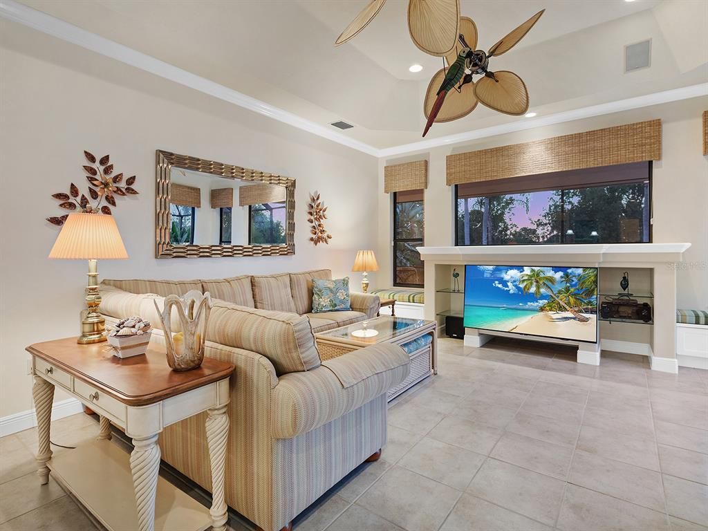 Interior, Living room, Recessed Lighting