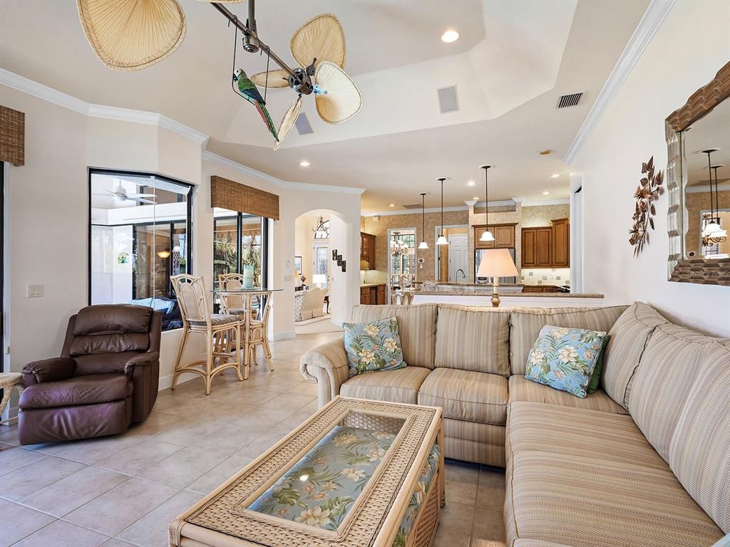 Dining room, Interior, Kitchen, Living room, Pendant Lights, Recessed Lighting