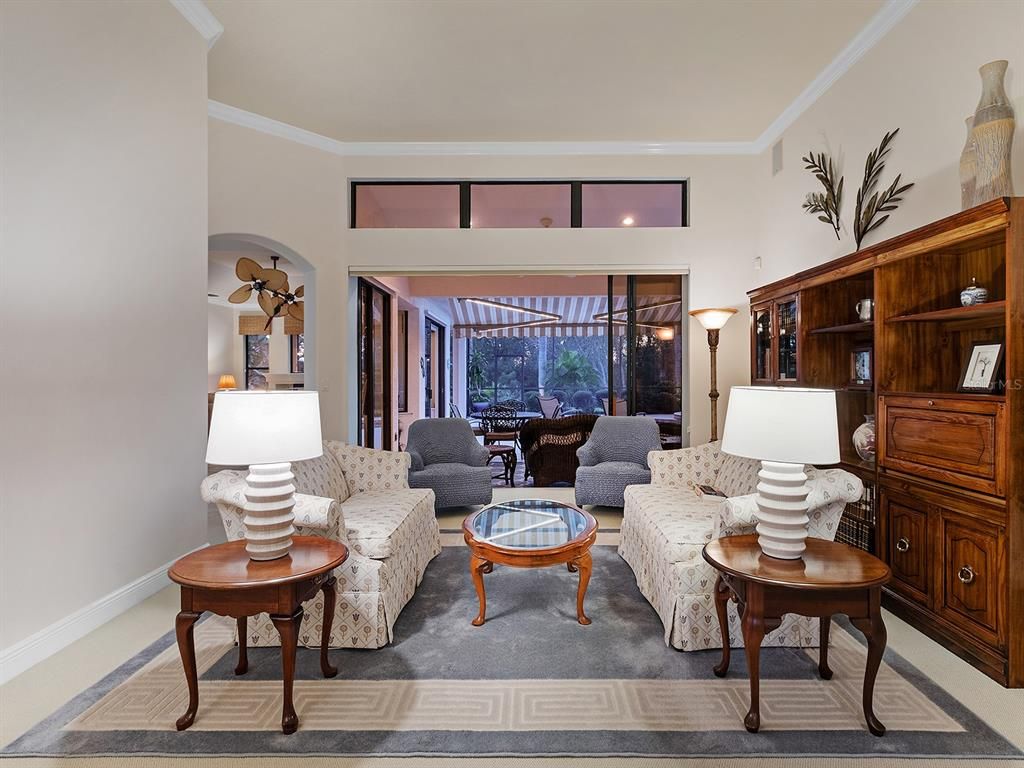 Interior, Living room, Recessed Lighting