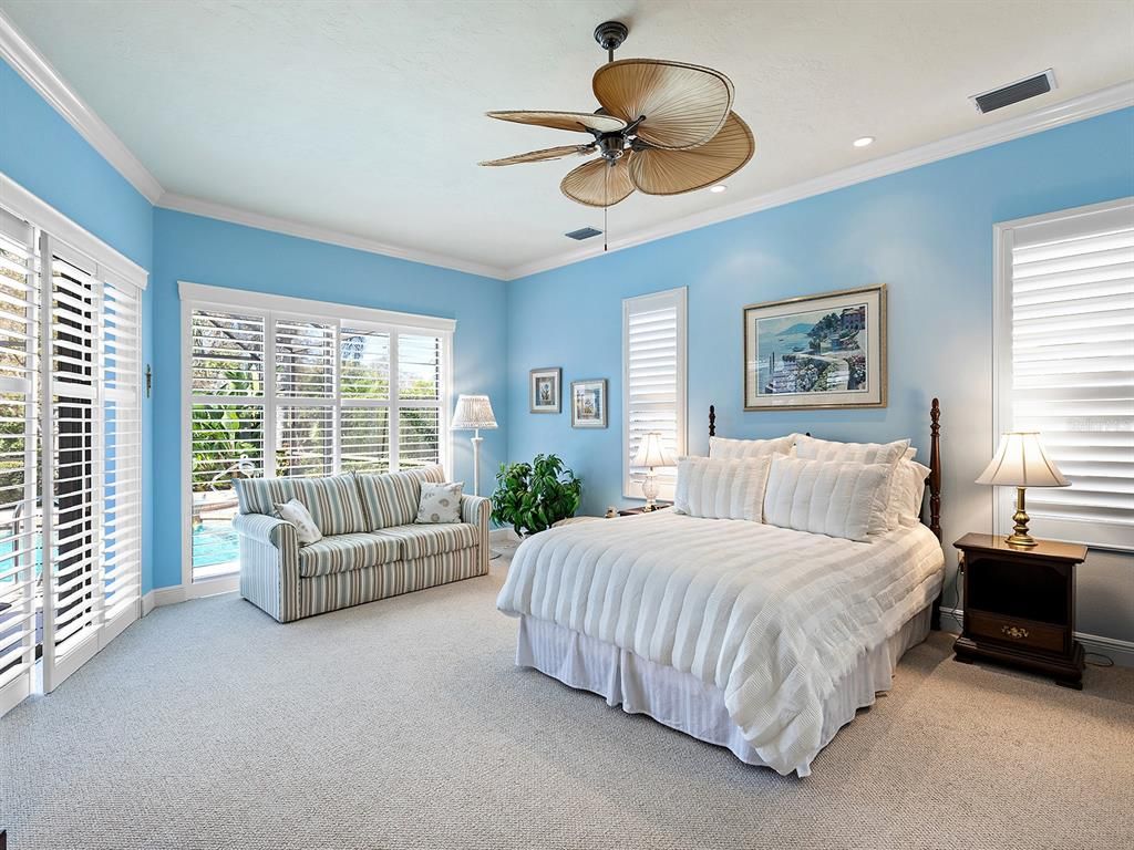 Bedroom, Interior, Recessed Lighting