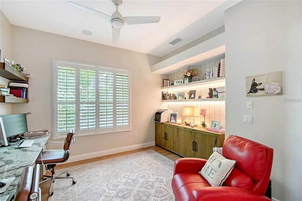 Home Office, Interior, Wood Texture Flooring
