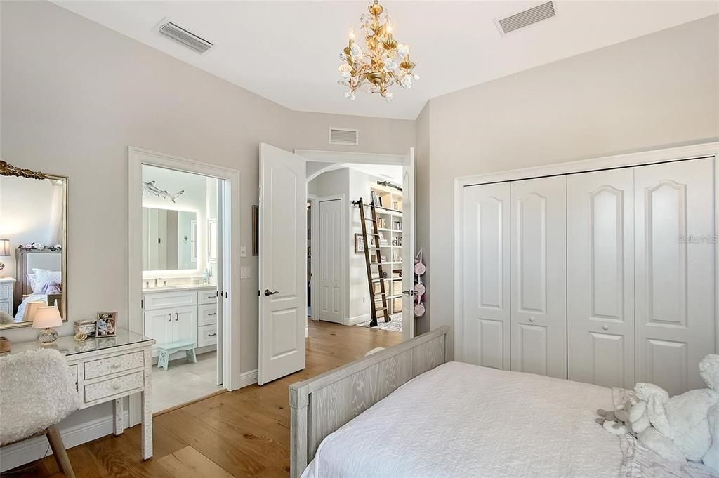 Bathroom, Bedroom, Chandelier, Interior, Wood Texture Flooring