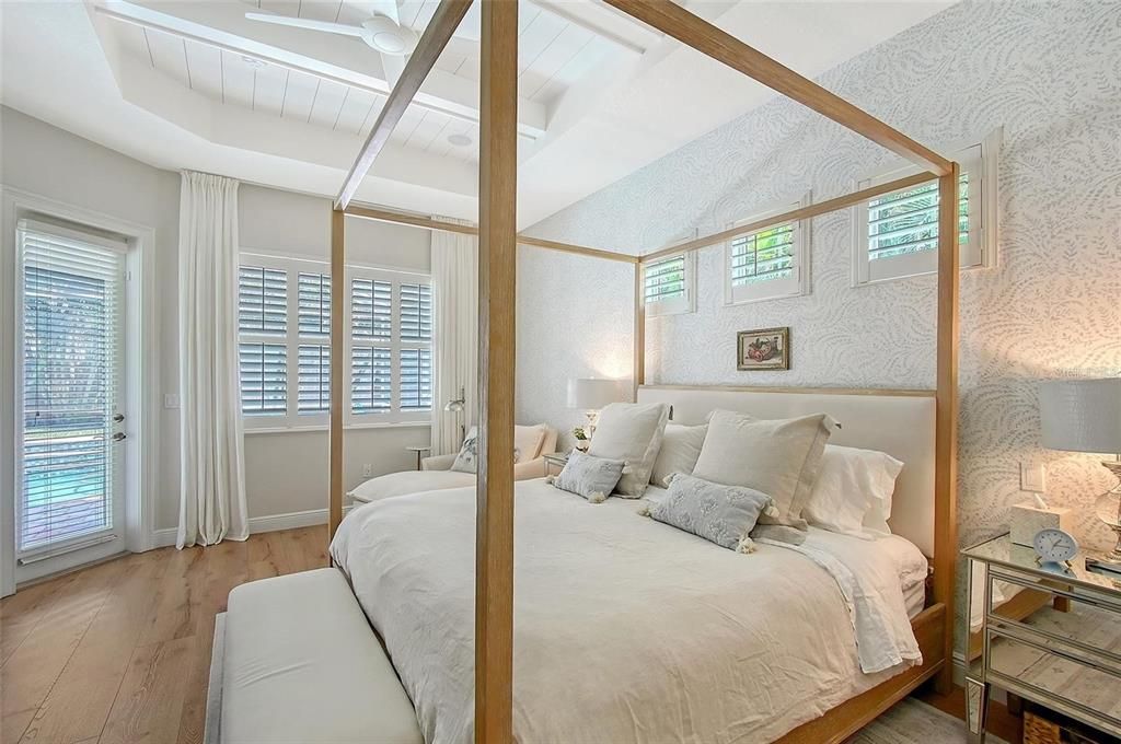 Bedroom, Interior, Wood Texture Flooring