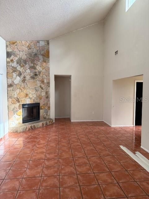 Empty room, Fireplace, Interior, Stone Walls