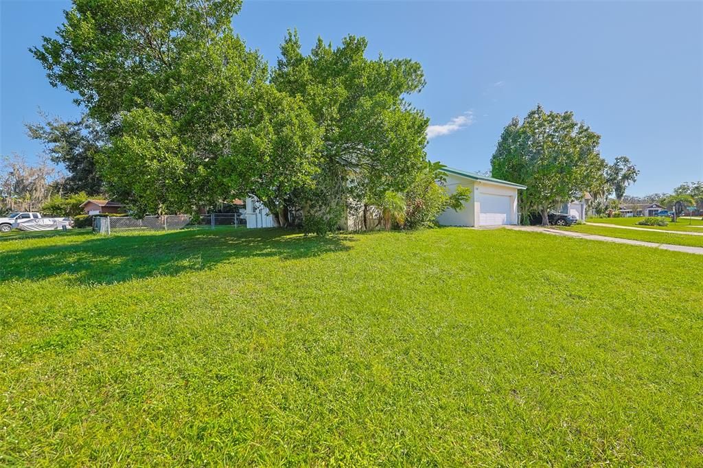Backyard, Detached Garage, Exterior