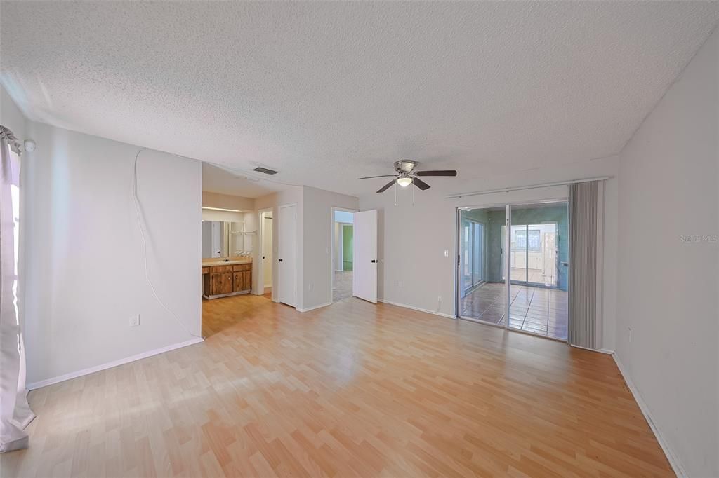 Empty room, Interior, Wood Texture Flooring