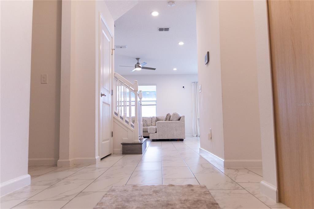 Interior, Marble, Recessed Lighting