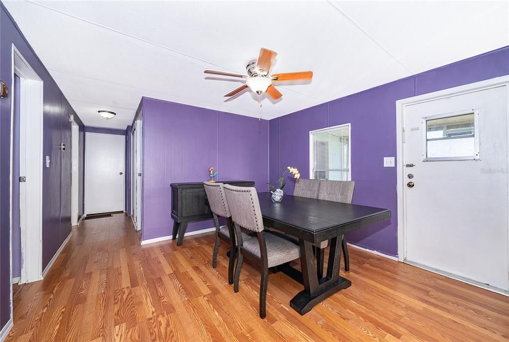 Dining room, Interior, Wood Texture Flooring