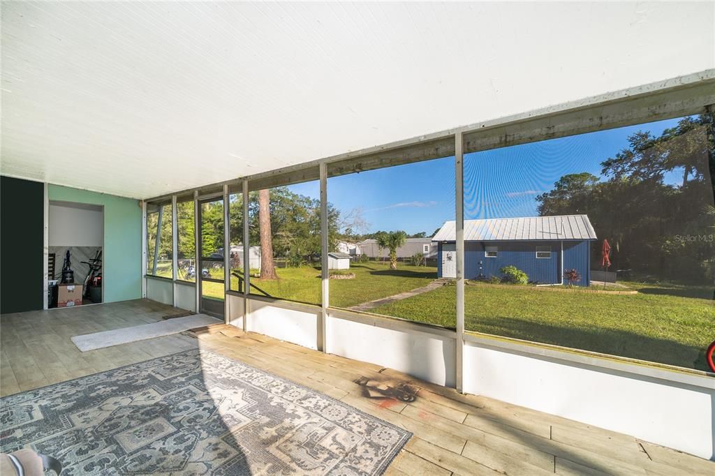 Interior, Sun Room, Wood Texture Flooring