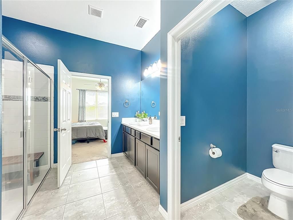 Bathroom, Bedroom, Glass Shower, Interior