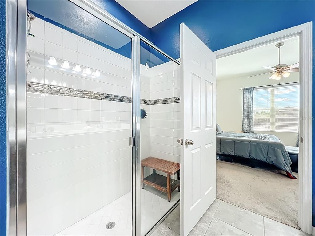 Bathroom, Bedroom, Glass Shower, Interior