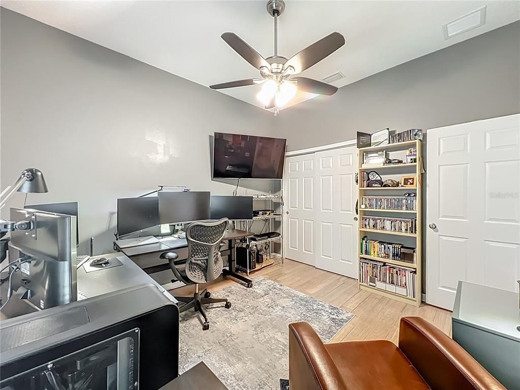 Home Office, Interior, Wood Texture Flooring