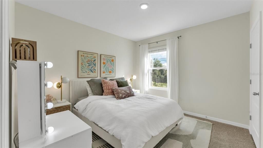 Bedroom, Interior, Recessed Lighting