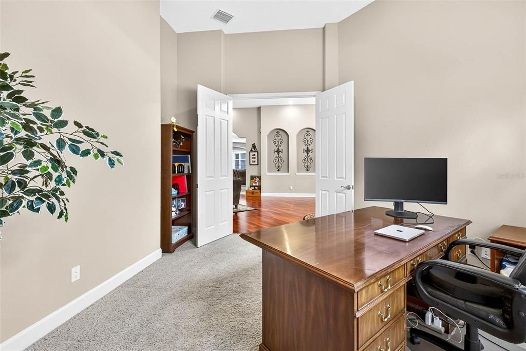Home Office, Interior, Wood Texture Flooring
