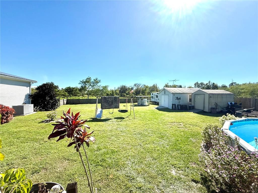 Backyard, Exterior, Playground, Pool