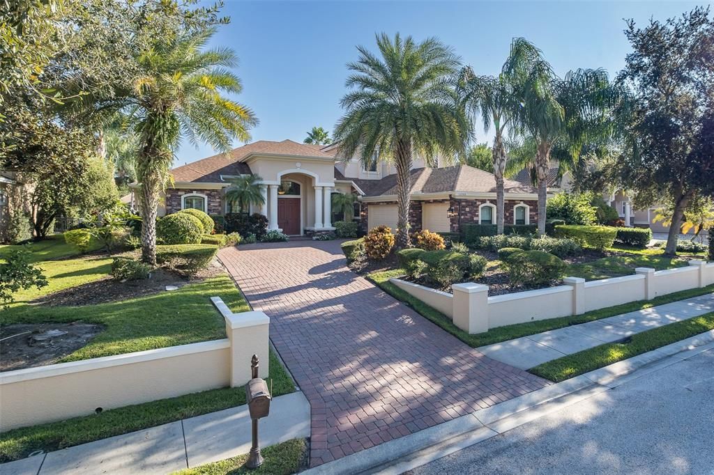 Backyard, Exterior, Facade, Mediterranean