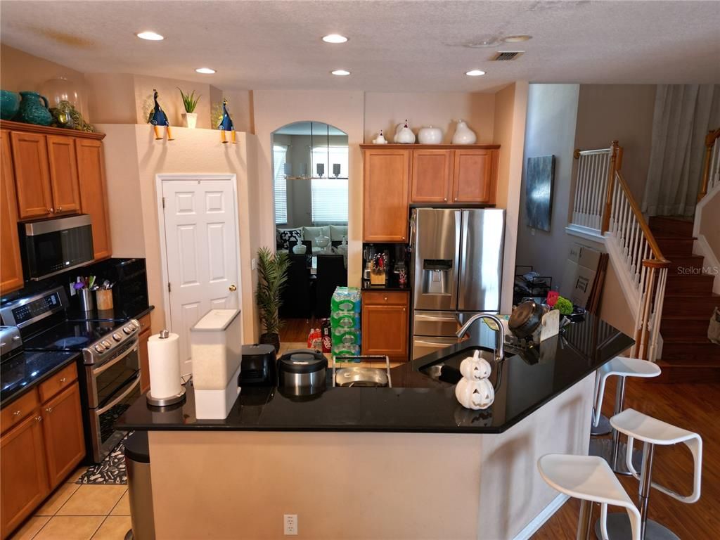 Interior, Kitchen, Recessed Lighting, Stainless Steel Appliances