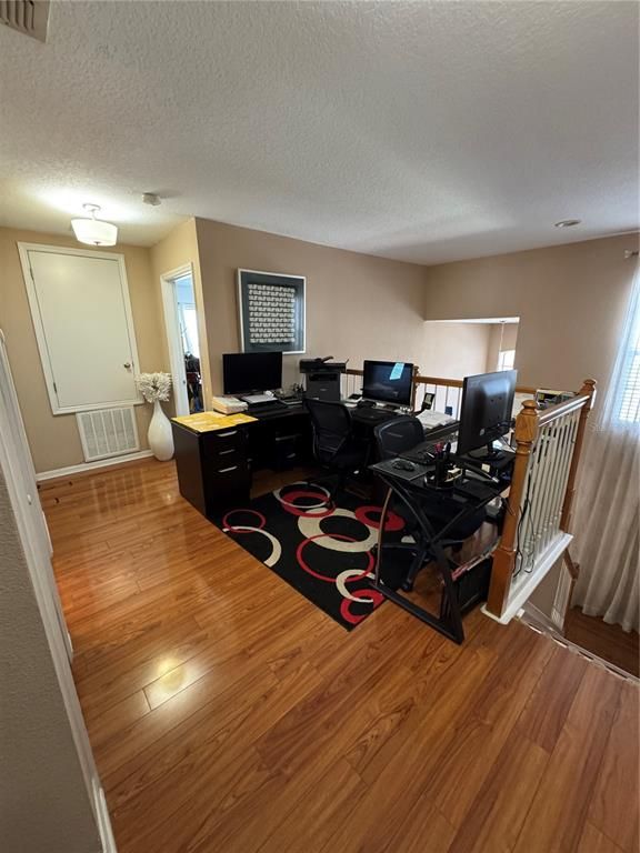 Home Office, Interior, Wood Texture Flooring