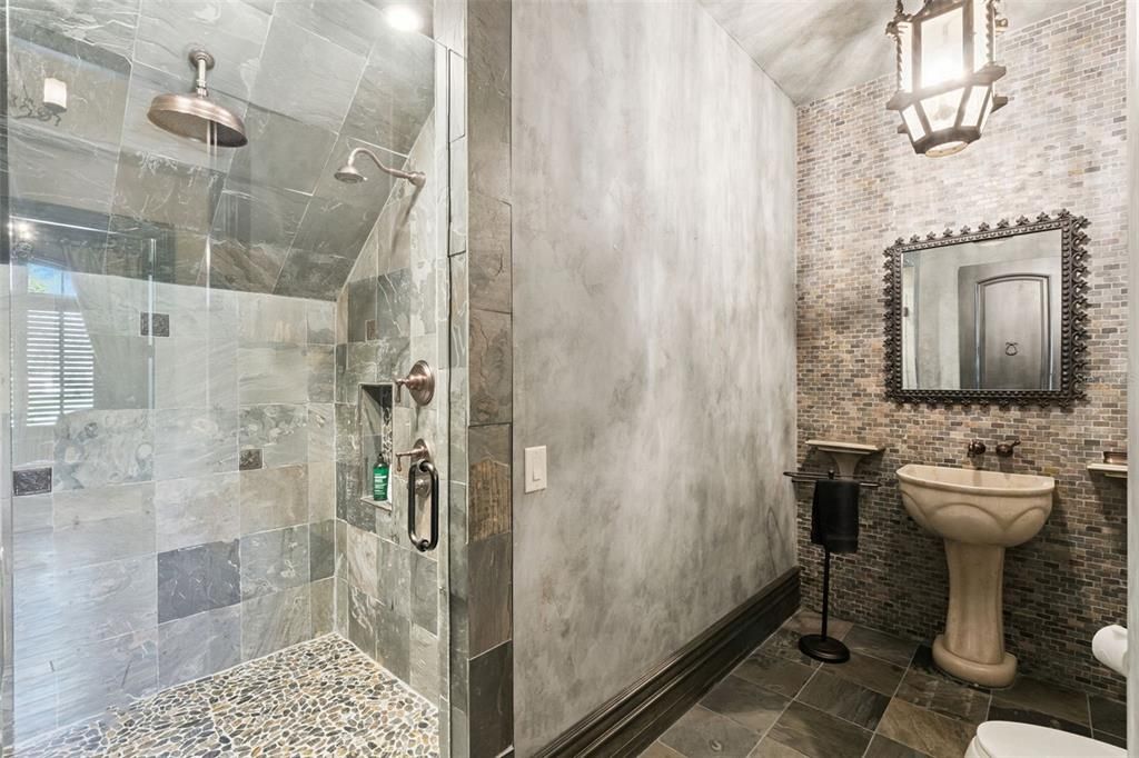 Bathroom, Glass Shower, Interior