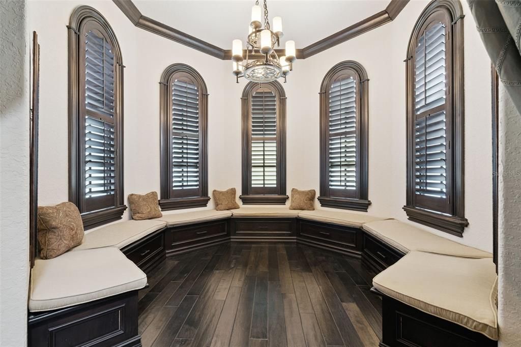 Chandelier, Interior, Wood Texture Flooring