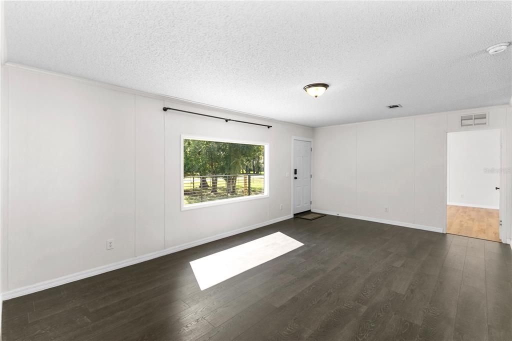 Empty room, Interior, Wood Texture Flooring