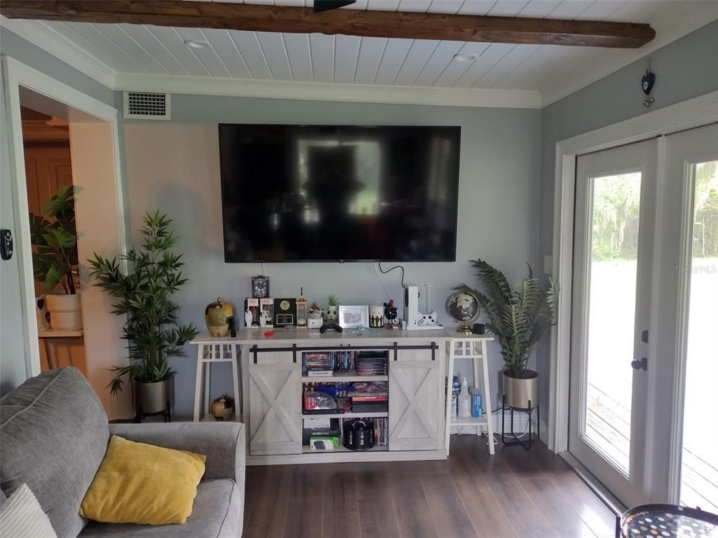 Interior, Wooden Beams, Wood Texture Flooring
