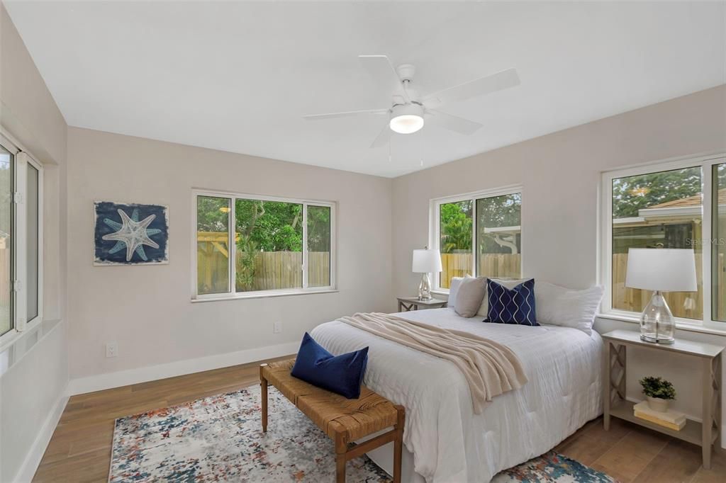 Bedroom, Interior, Wood Texture Flooring