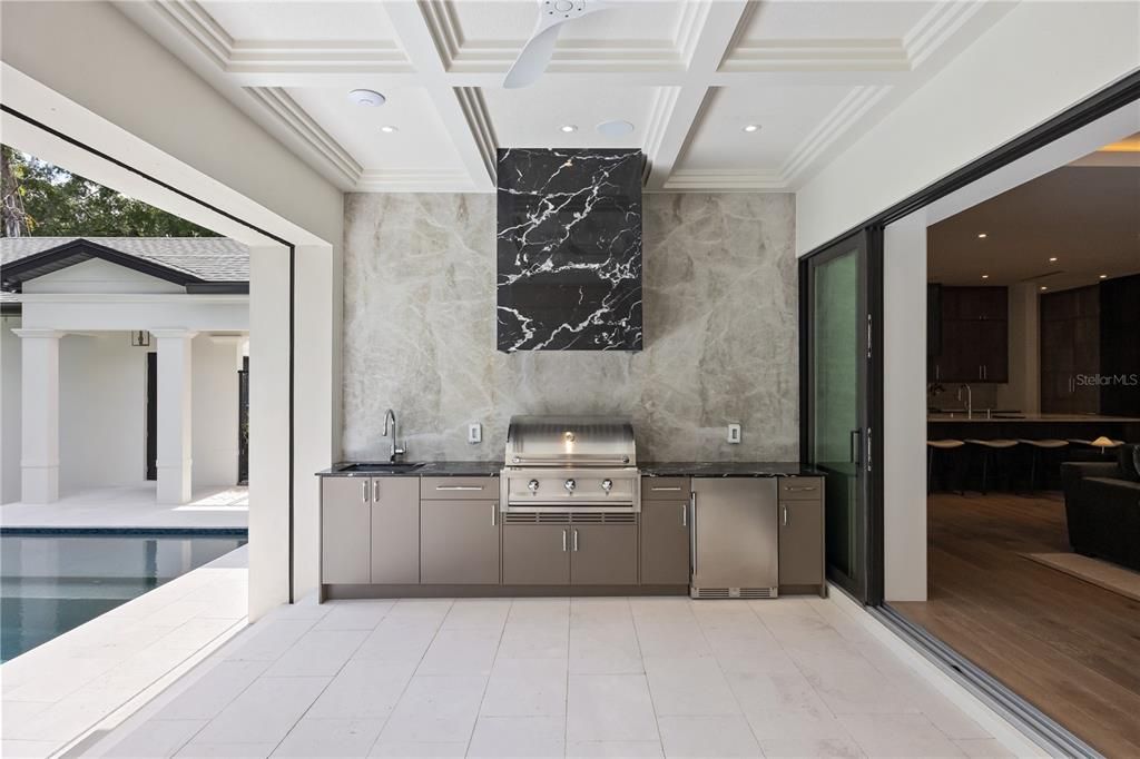 Interior, Marble Walls, Recessed Lighting