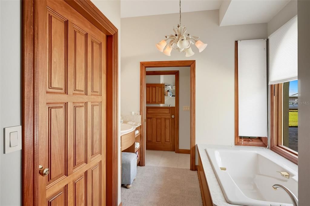 Bathroom, Chandelier, Interior
