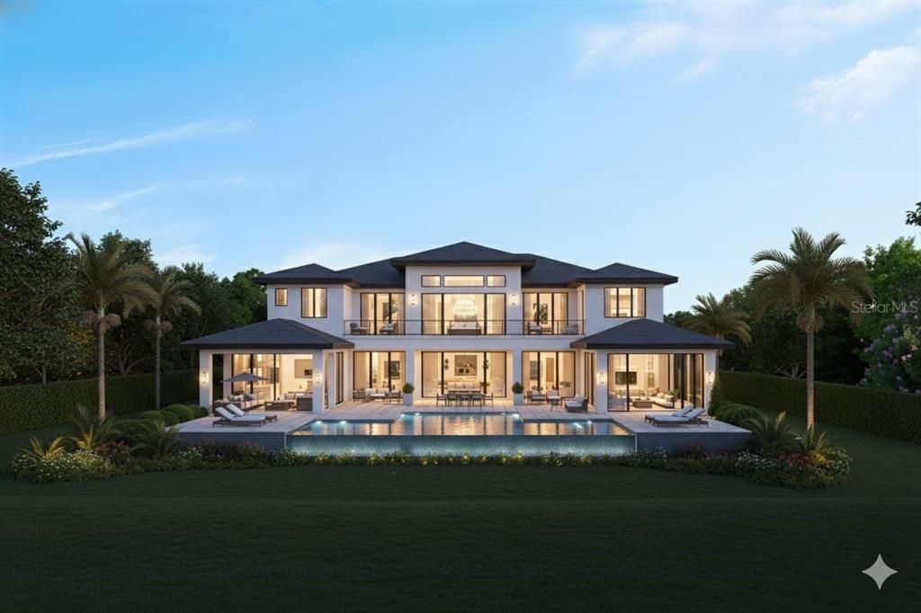 Exterior, Facade, Pool, American Foursquare