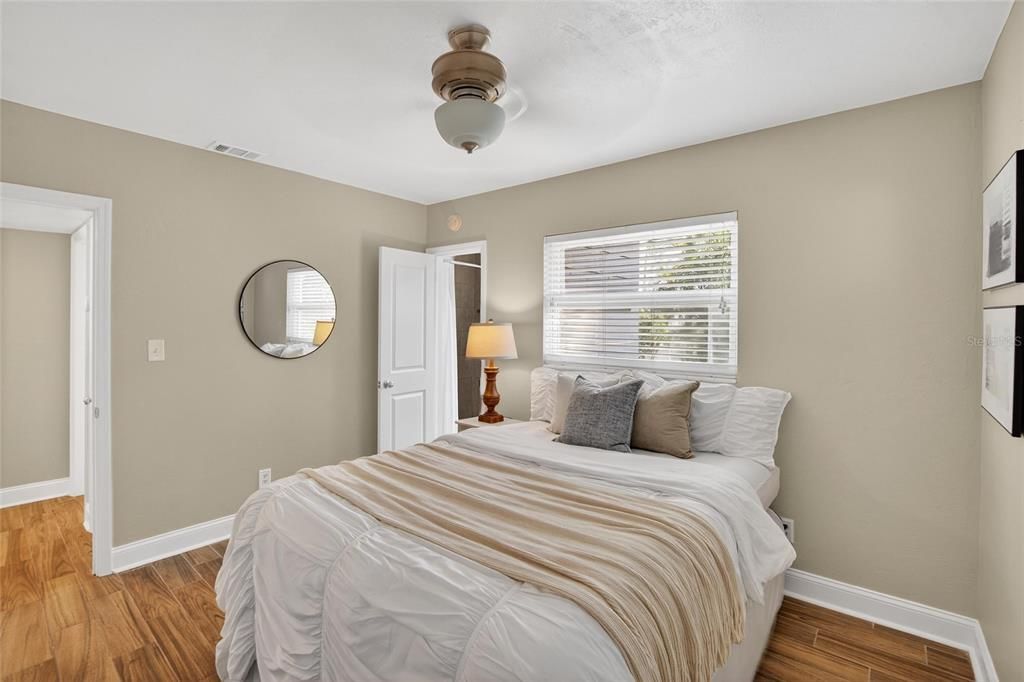 Bedroom, Interior, Wood Texture Flooring