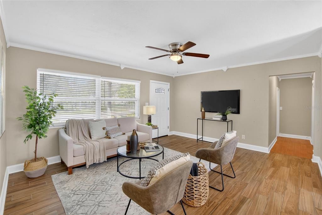 Interior, Living room, Wood Texture Flooring