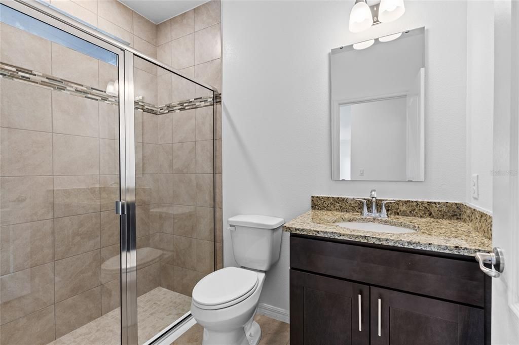 Bathroom, Glass Shower, Interior