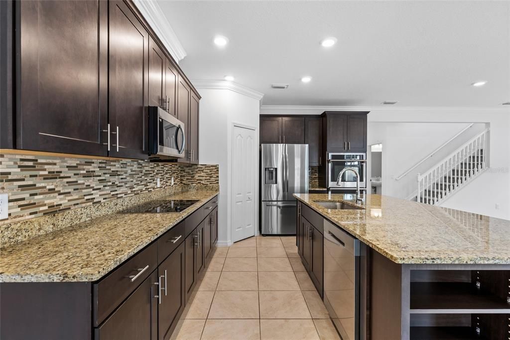 Interior, Kitchen, Recessed Lighting, Stainless Steel Appliances
