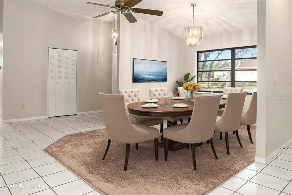 Dining room, Interior, Pendant Lights