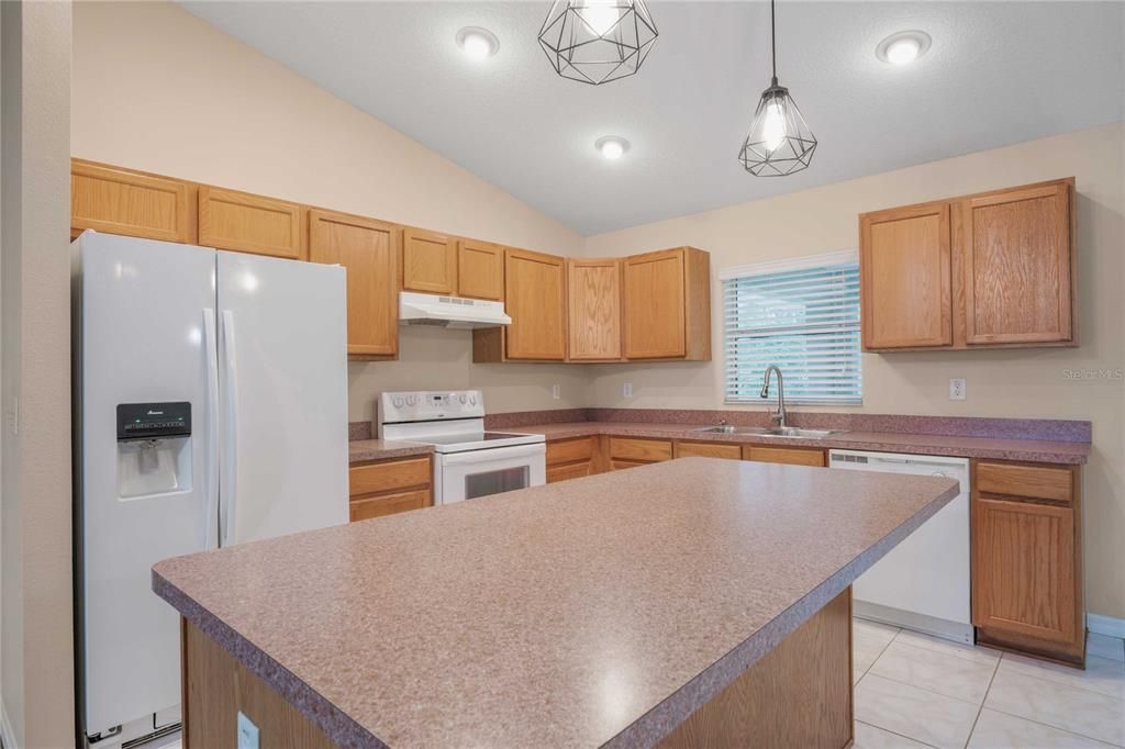 Interior, Kitchen, Pendant Lights, Recessed Lighting