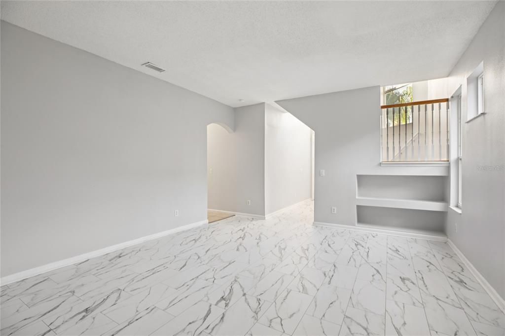 Empty room, Interior, Marble