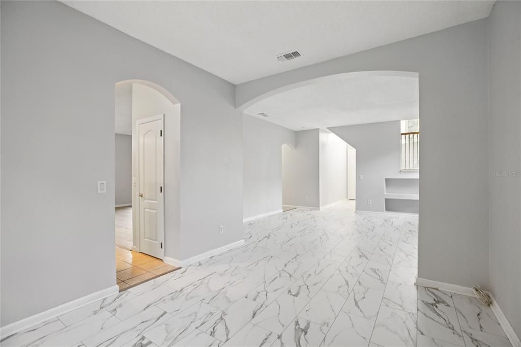 Empty room, Interior, Marble