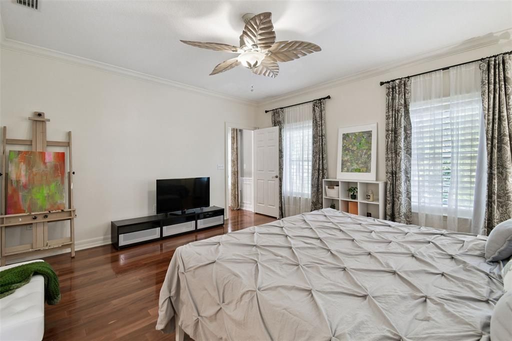 Bedroom, Interior, Wood Texture Flooring