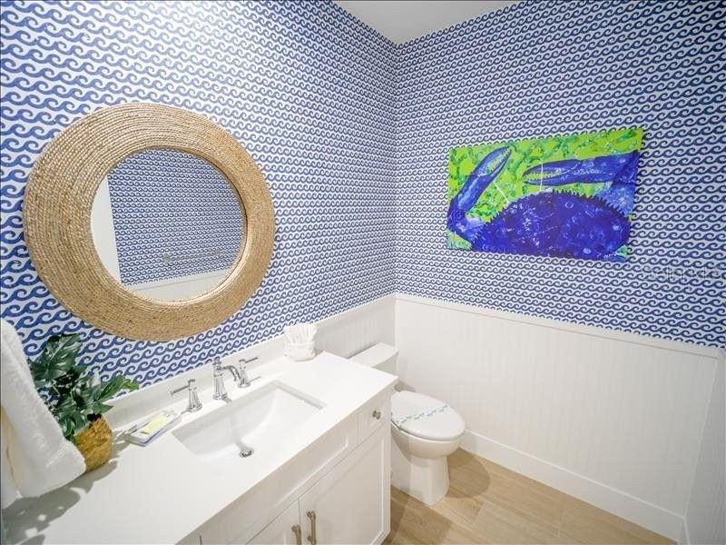 Bathroom, Interior, Wood Texture Flooring