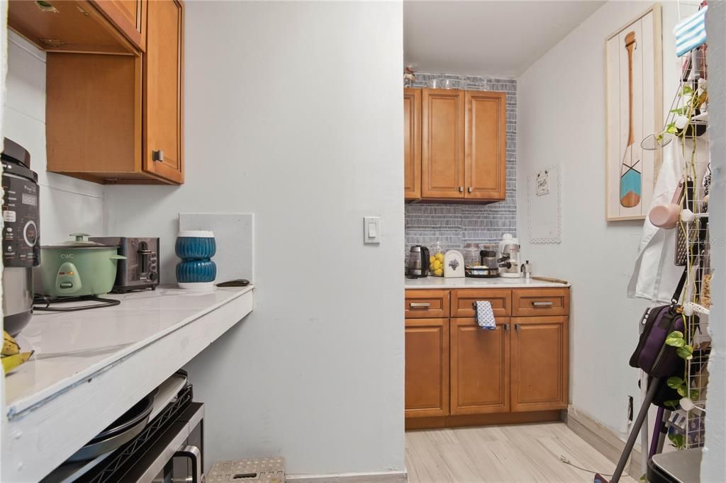 Interior, Kitchen, Wood Texture Flooring