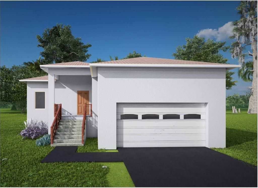 Attached, Exterior, Facade, Modern