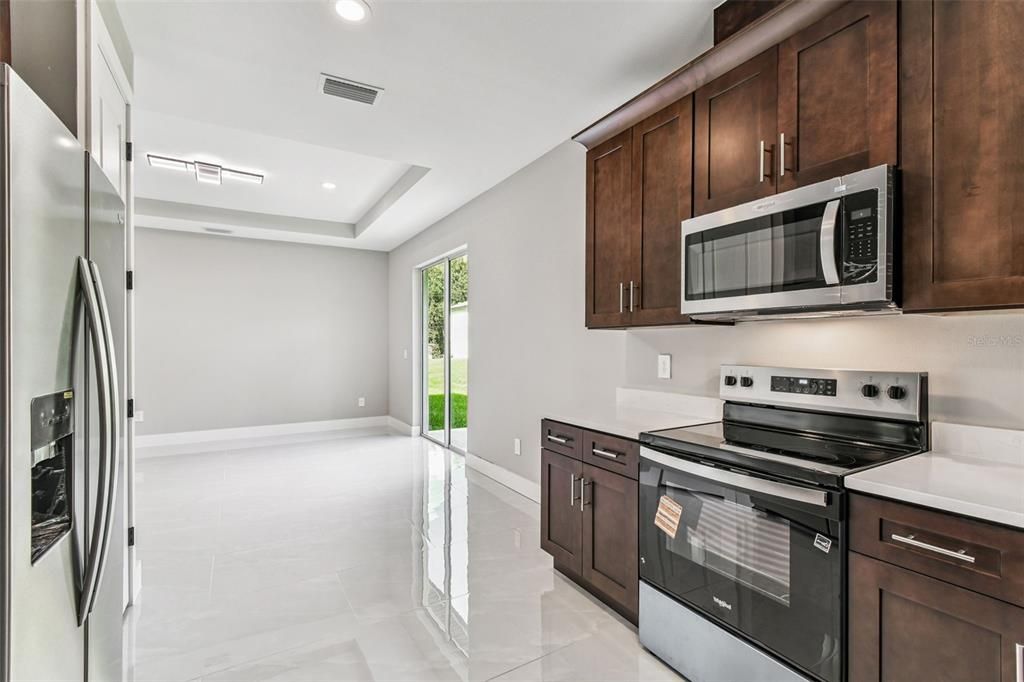 Interior, Kitchen, Recessed Lighting, Stainless Steel Appliances