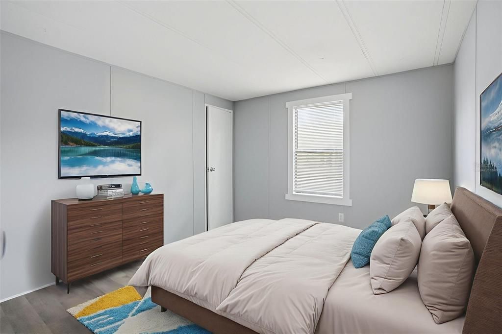 Bedroom, Interior, Wood Texture Flooring