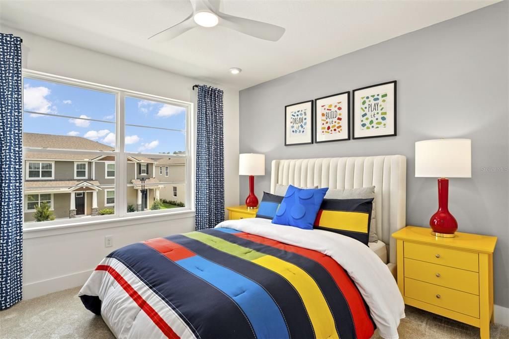 Bedroom, Interior, Recessed Lighting