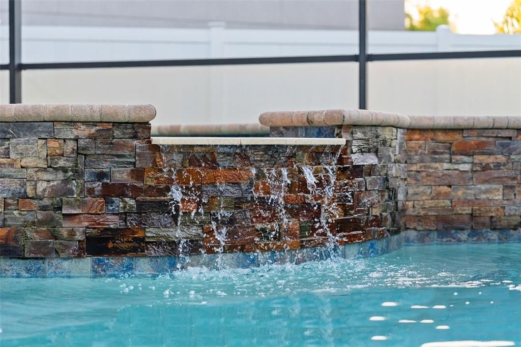 Interior, Pool, Stone Walls