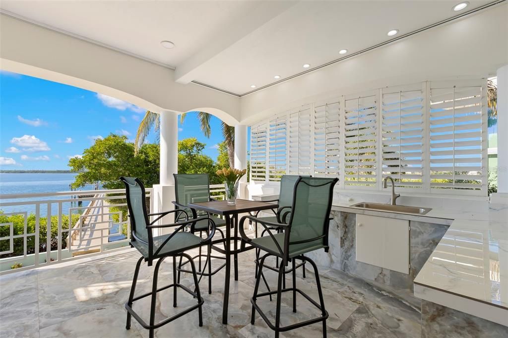 Dining room, Interior, Recessed Lighting, Water