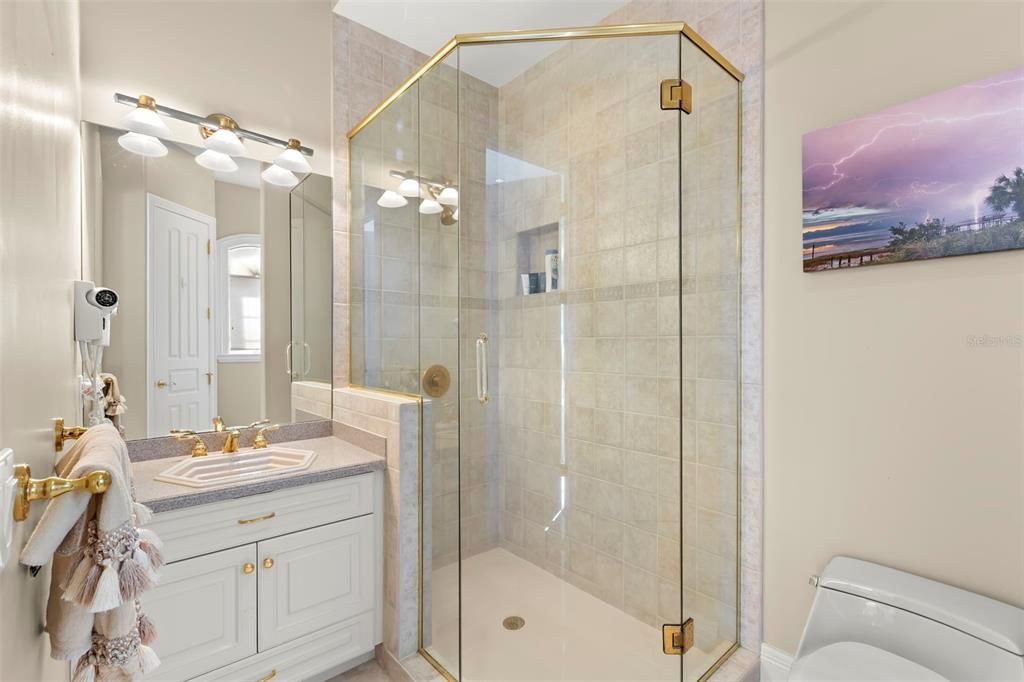 Bathroom, Glass Shower, Interior