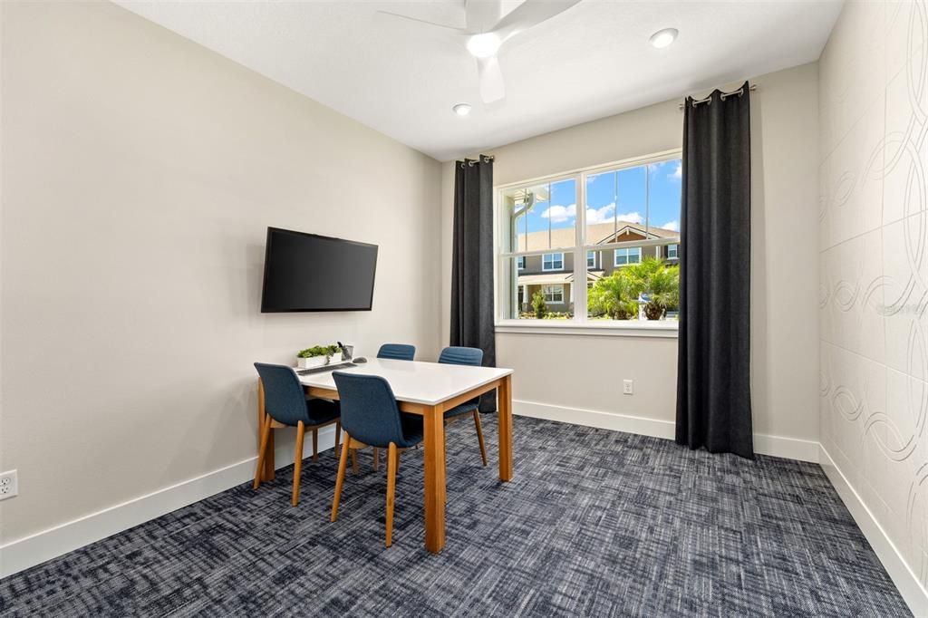 Home Office, Interior, Recessed Lighting