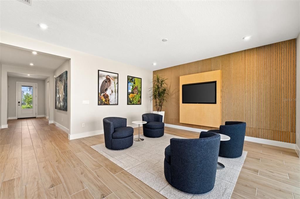 Interior, Recessed Lighting, Wood Texture Flooring